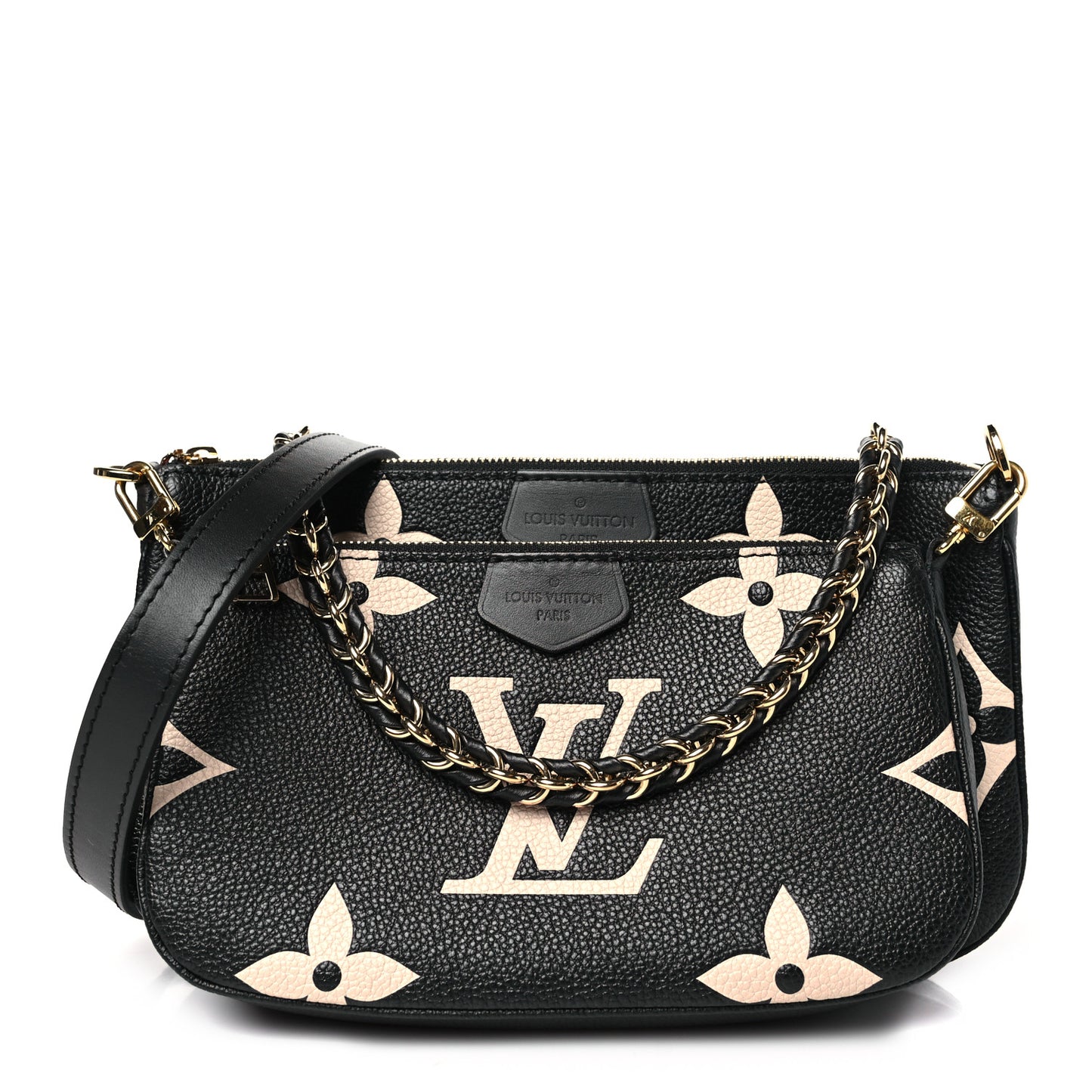 Empreinte Monogram Giant Multi Pochette Accessories Black Beige