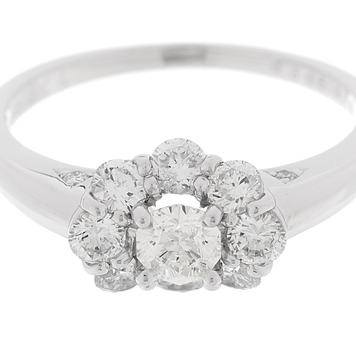 Parker & West by FASHIONPHILE 18K White Gold Diamond .30ctw Ring 56 7.75 7 of 9