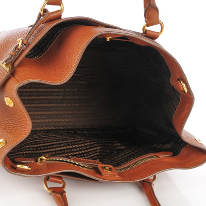 Prada Vitello Daino Tote Caramel 5 of 9