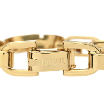 Christian Dior Metal CD Chain Bracelet Gold 3 of 3