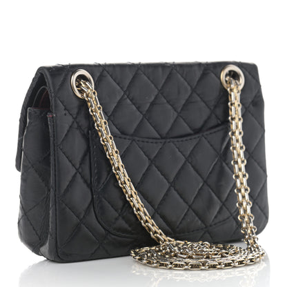 Chanel Aged Calfskin Quilted 2.55 Reissue 224 Flap Black 2 of 18