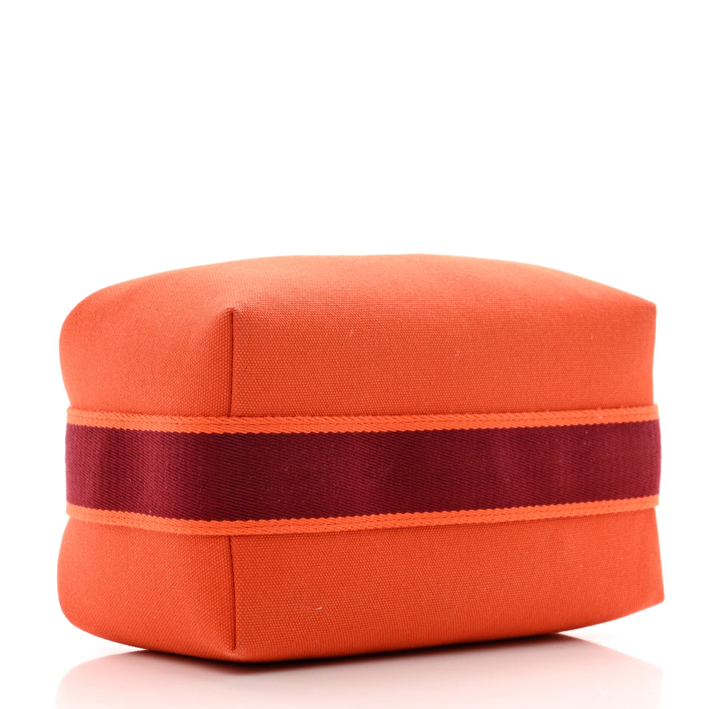 Canvas Small Bride-A-Brac Pouch Orange Burgundy