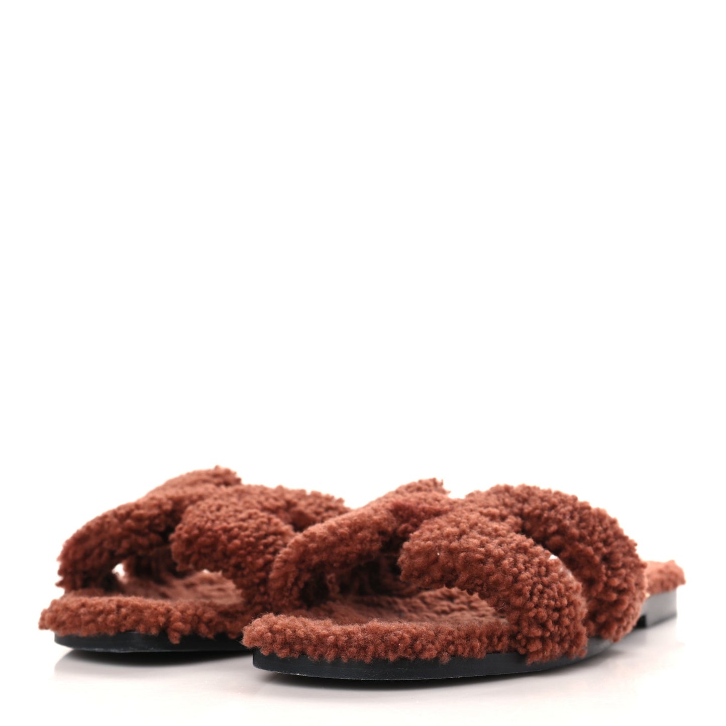 Woolskin Oran Sandals 37 Cognac