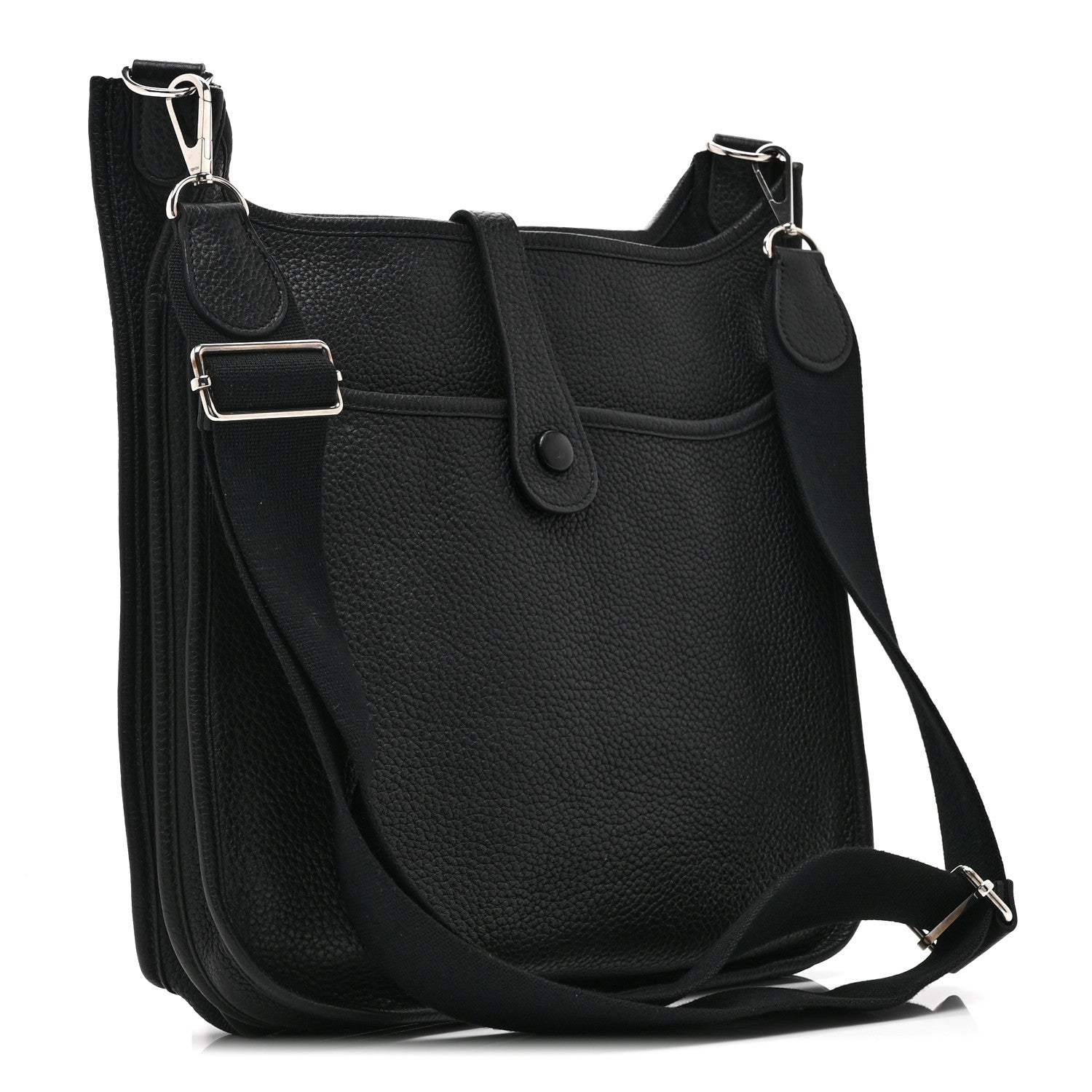 Hermes Taurillon Clemence Evelyne III GM Black 3 of 10