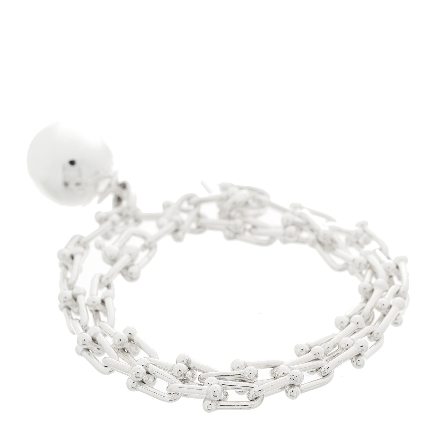 Tiffany Sterling Silver HardWear Wrap Bracelet 2 of 3