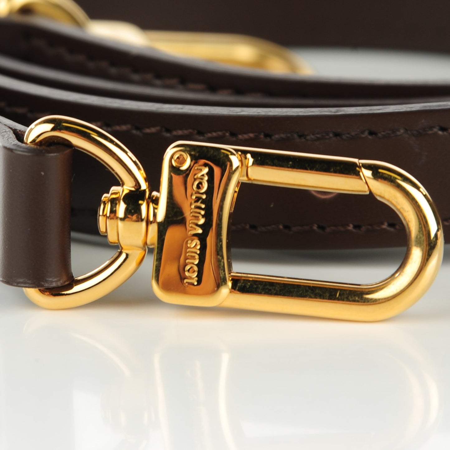 Calfskin 16mm Adjustable Shoulder Strap Brown