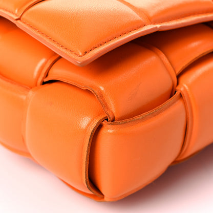 Bottega Veneta Nappa Maxi Intreccio Padded Cassette Crossbody Bag Orange 7 of 14