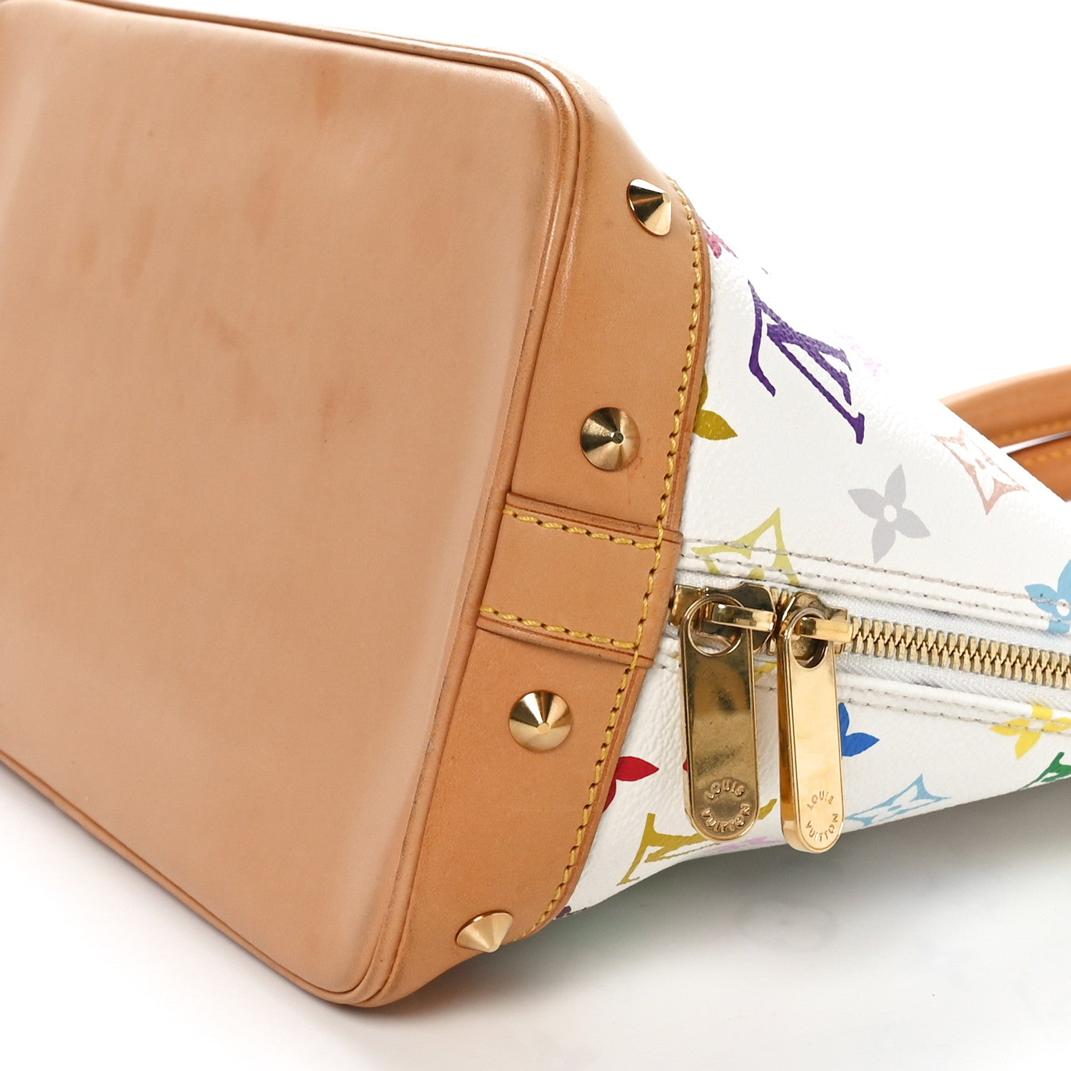 Louis Vuitton Monogram Multicolor Alma White 10 of 11