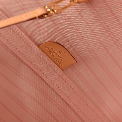 Louis Vuitton Damier Azur Neo Neverfull MM Rose Ballerine 8 of 14