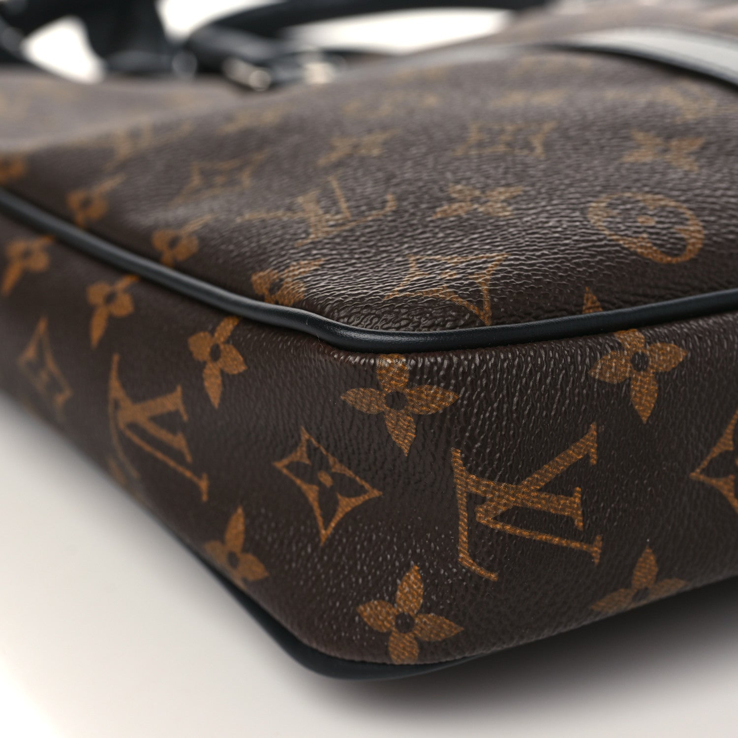 Louis Vuitton Monogram Macassar Porte-Documents Voyage PM 7 of 8