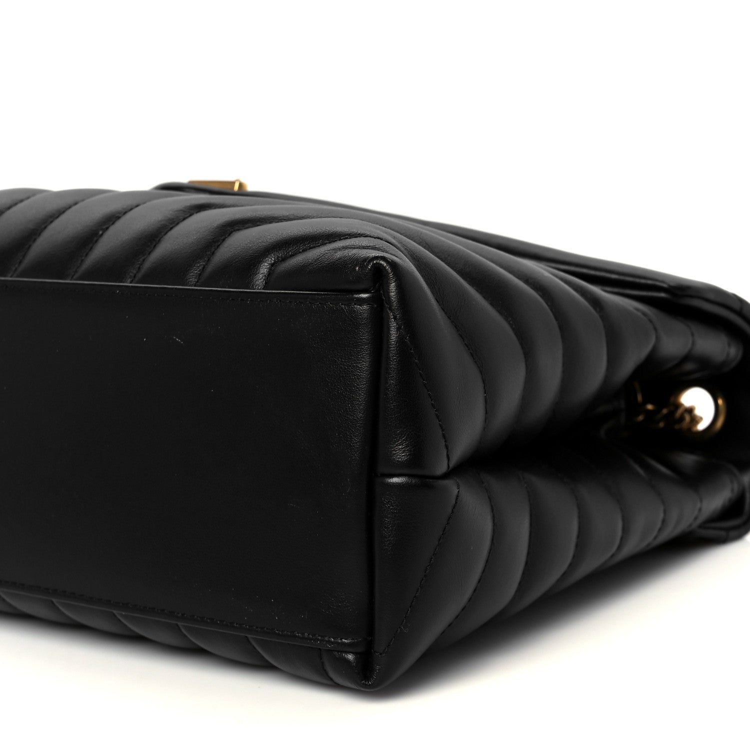 Saint Laurent Calfskin Y Quilted Monogram Medium Loulou Chain Satchel Black 11 of 11