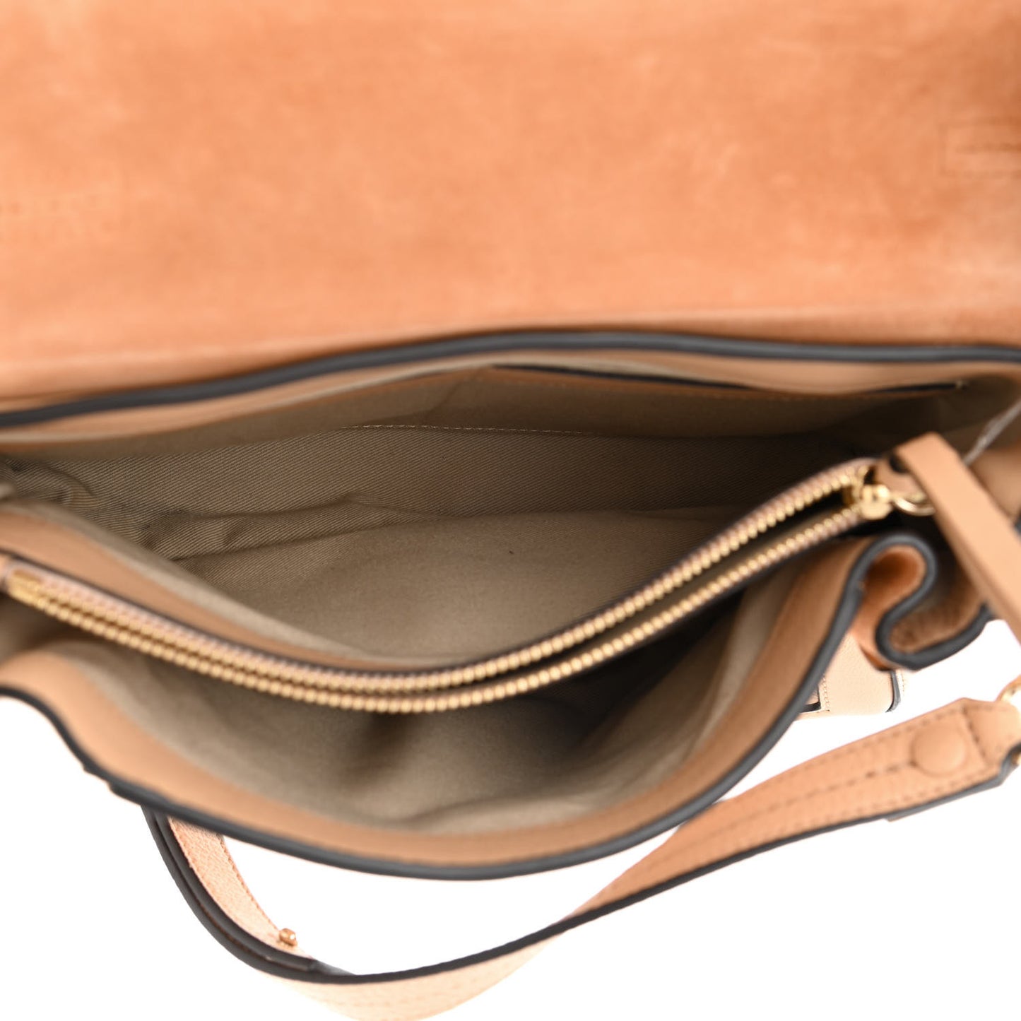 Calfskin Small Faye Day Shoulder Bag Blush Nude