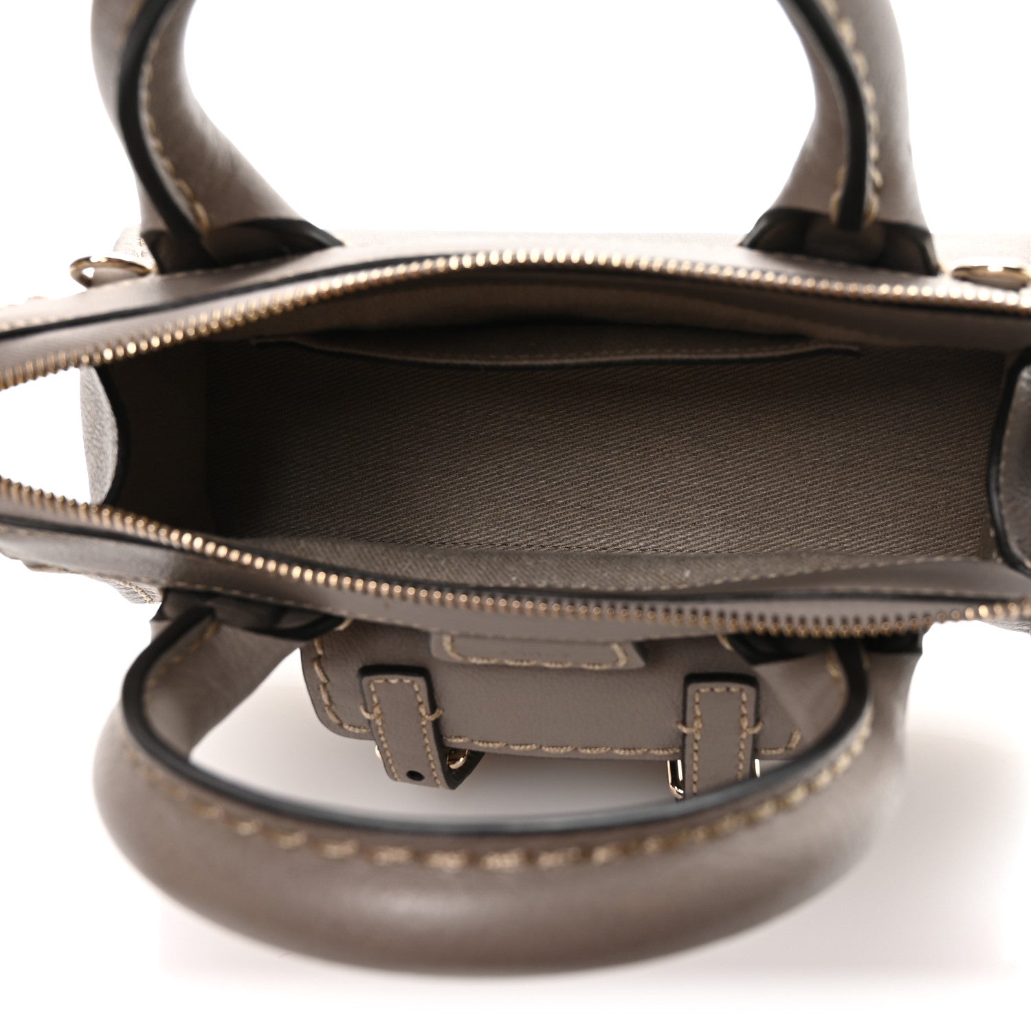 Chloe Buffalo Mini Edith Bag Cashmere Grey 5 of 10