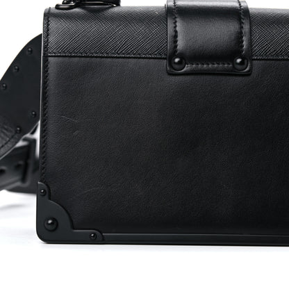 Prada City Calfskin Saffiano Cahier Bag Black 12 of 15