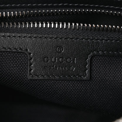 Gucci GG Calfskin Embossed Emblem Small Crossbody Bag Black 6 of 10