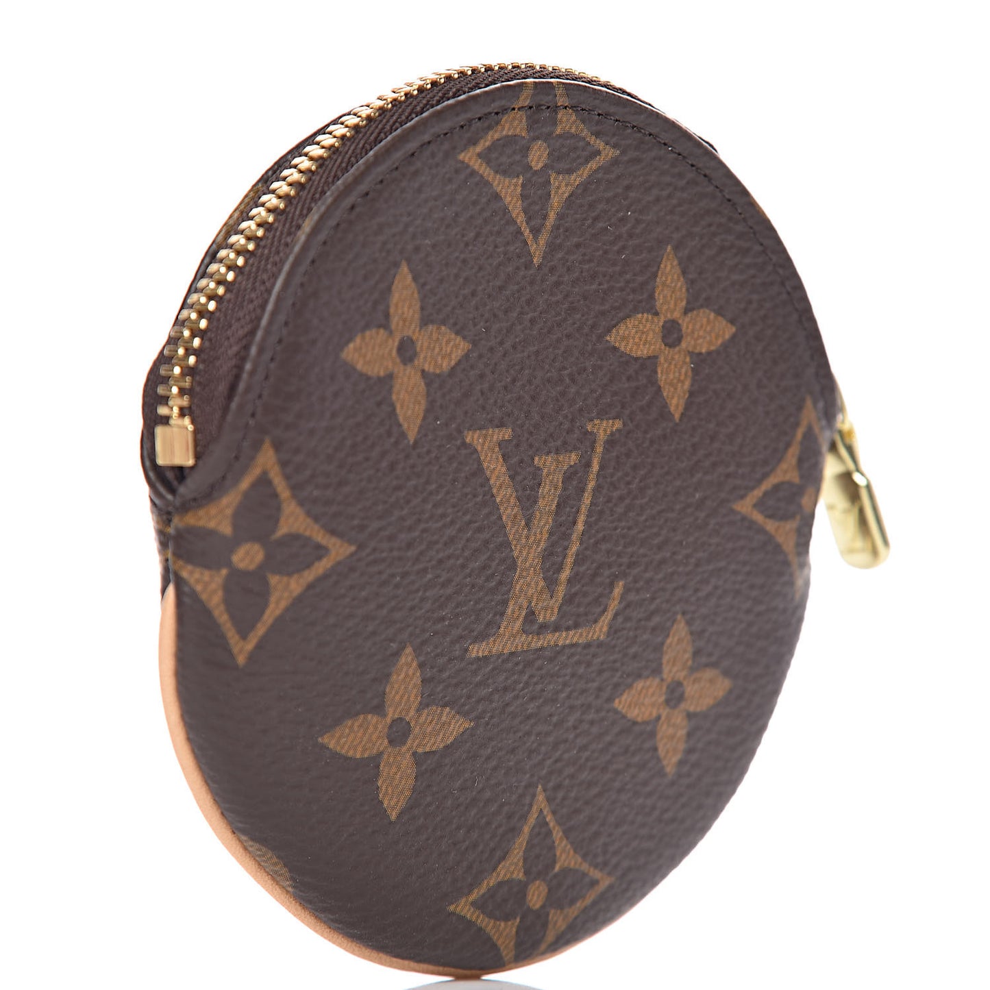 Monogram Round Coin Purse