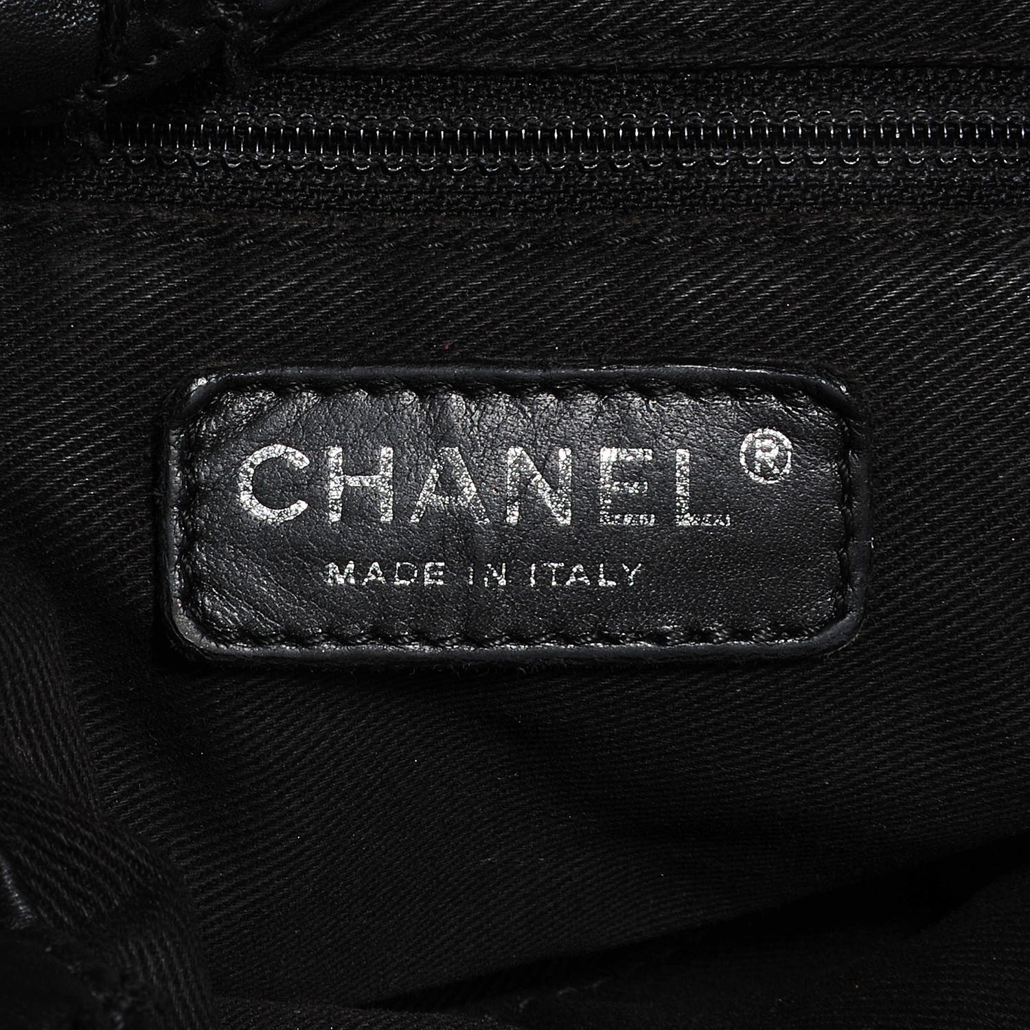 Chanel Lambskin Expandable Tote Black 6 of 7