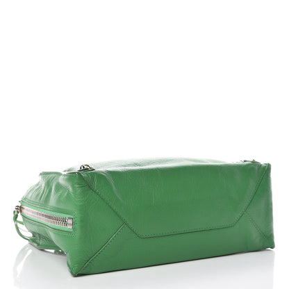 Balenciaga Veau Papier A6 Zip Around Tote Vert Trefle 4 of 15