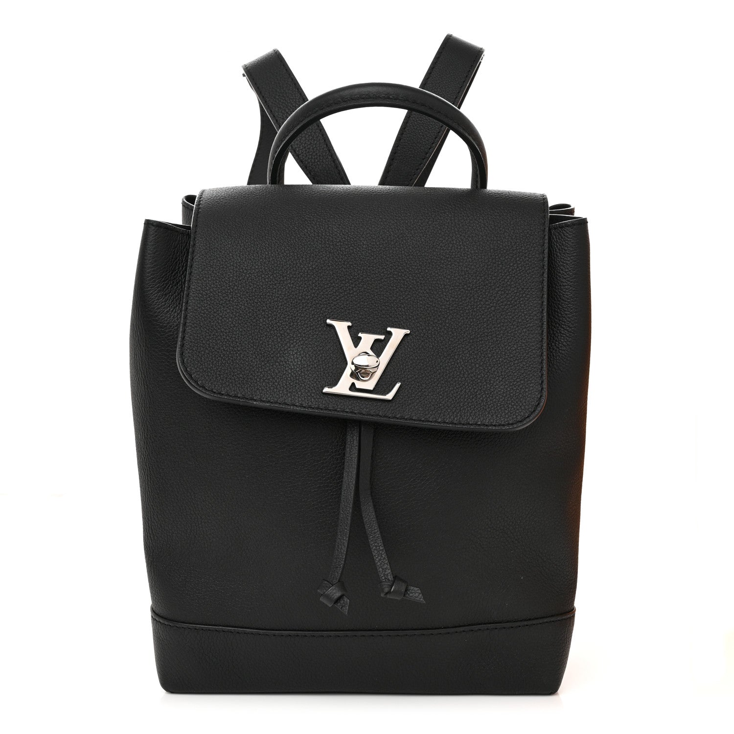 Louis Vuitton Calfskin Lockme Backpack Black 1 of 12