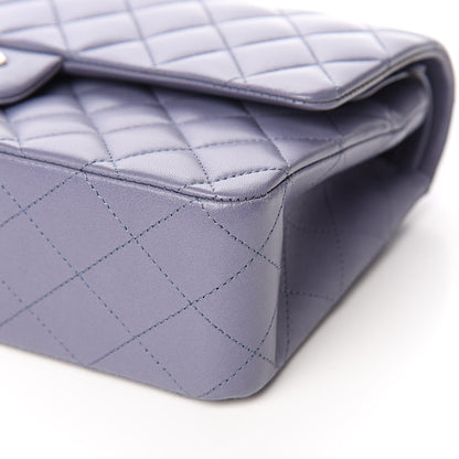Chanel Lambskin Quilted Medium Double Flap Light Purple 9 of 11
