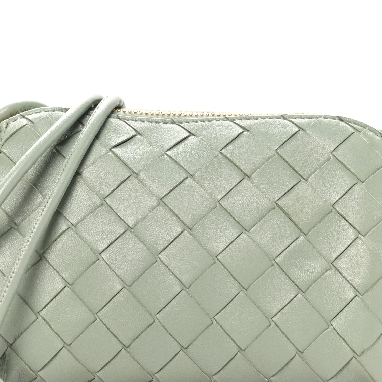 Bottega Veneta Nappa Intrecciato Mini Loop Camera Bag Aloe 7 of 9