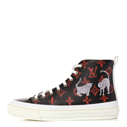 Louis Vuitton Catogram Stellar Sneaker Boots 38 Marron 1 of 12