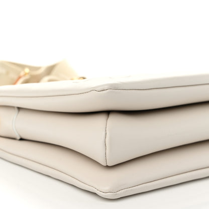 Louis Vuitton Lambskin Embossed Monogram Coussin PM Beige Cream 9 of 10