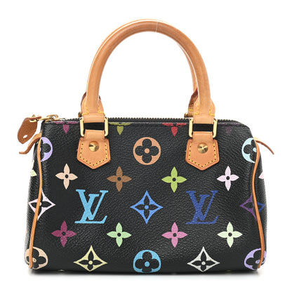 Louis Vuitton Monogram Multicolor Mini Sac HL Speedy Black 1 of 7