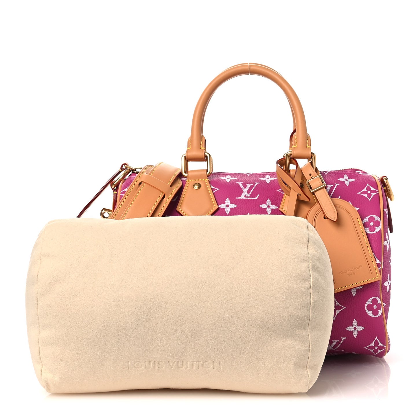 Calfskin Monogram Speedy P9 Bandouliere 25 Agate