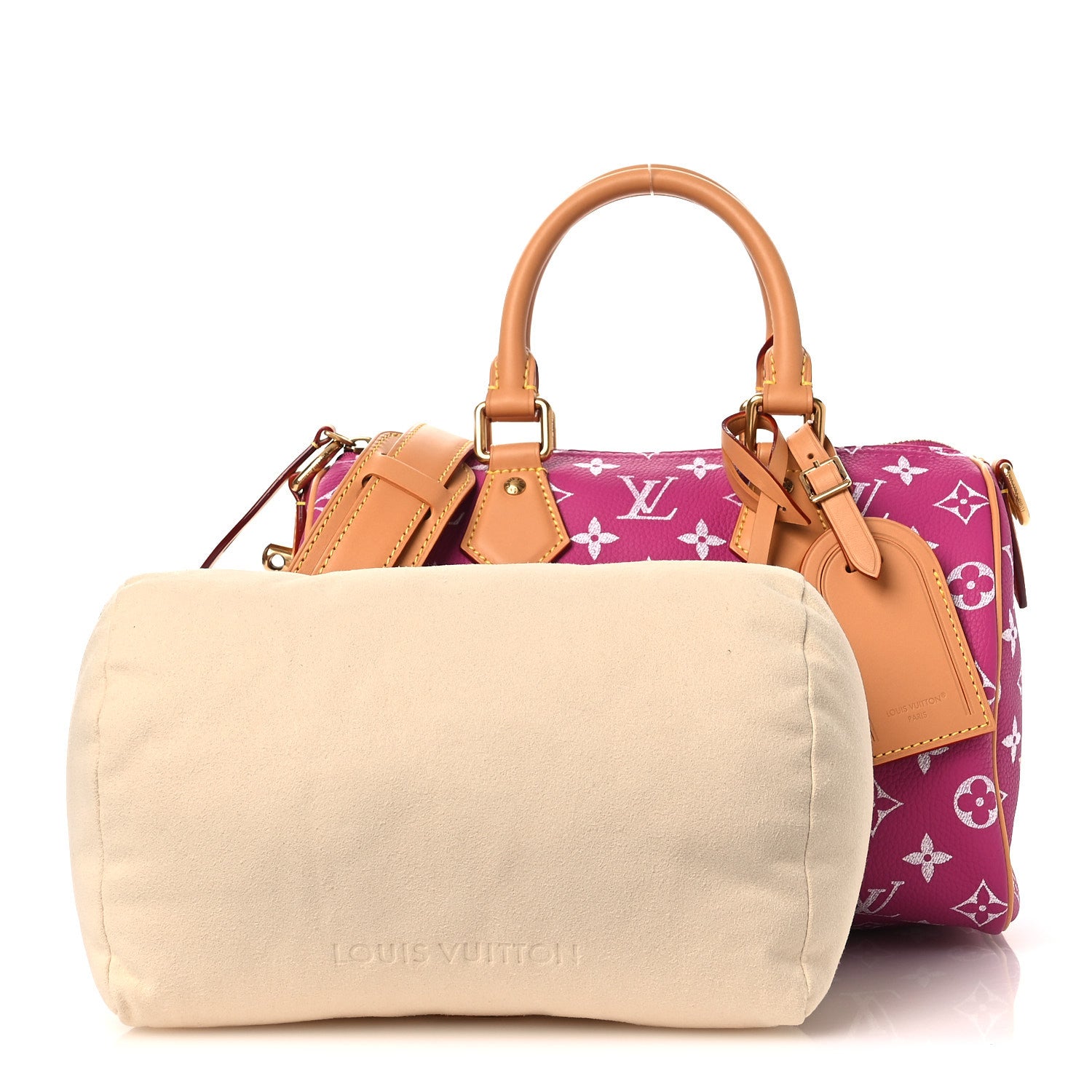 Louis Vuitton Calfskin Monogram Speedy P9 Bandouliere 25 Agate 4 of 13