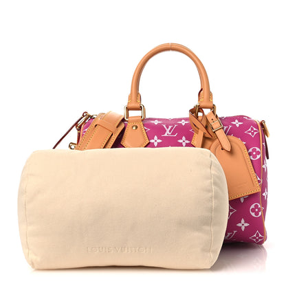Louis Vuitton Calfskin Monogram Speedy P9 Bandouliere 25 Agate 4 of 13