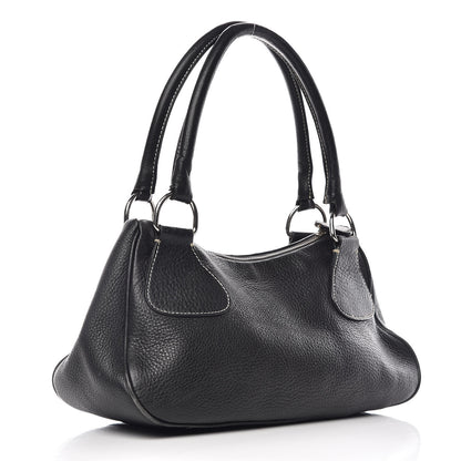 Prada Vitello Daino Box Shoulder Bag Nero Black 3 of 14