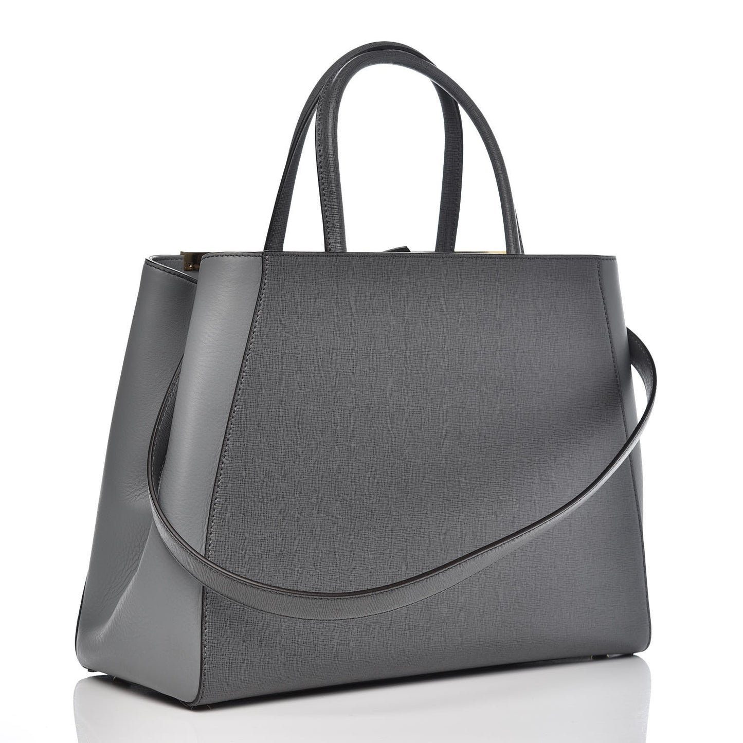 Vitello Elite Flamingo Regular 2Jours Tote Grigio Grigio Chiaro