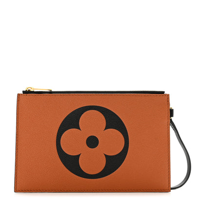 Louis Vuitton Empreinte Monogram Giant Crafty Neonoe MM Pochette Caramel Black 1 of 6
