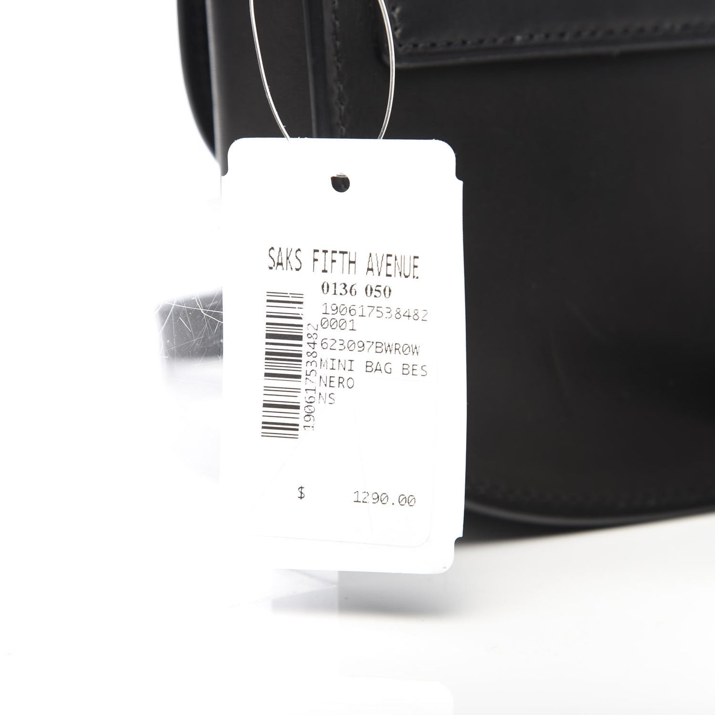 Smooth Calfskin Mini Classic Monogram Kaia Satchel Black