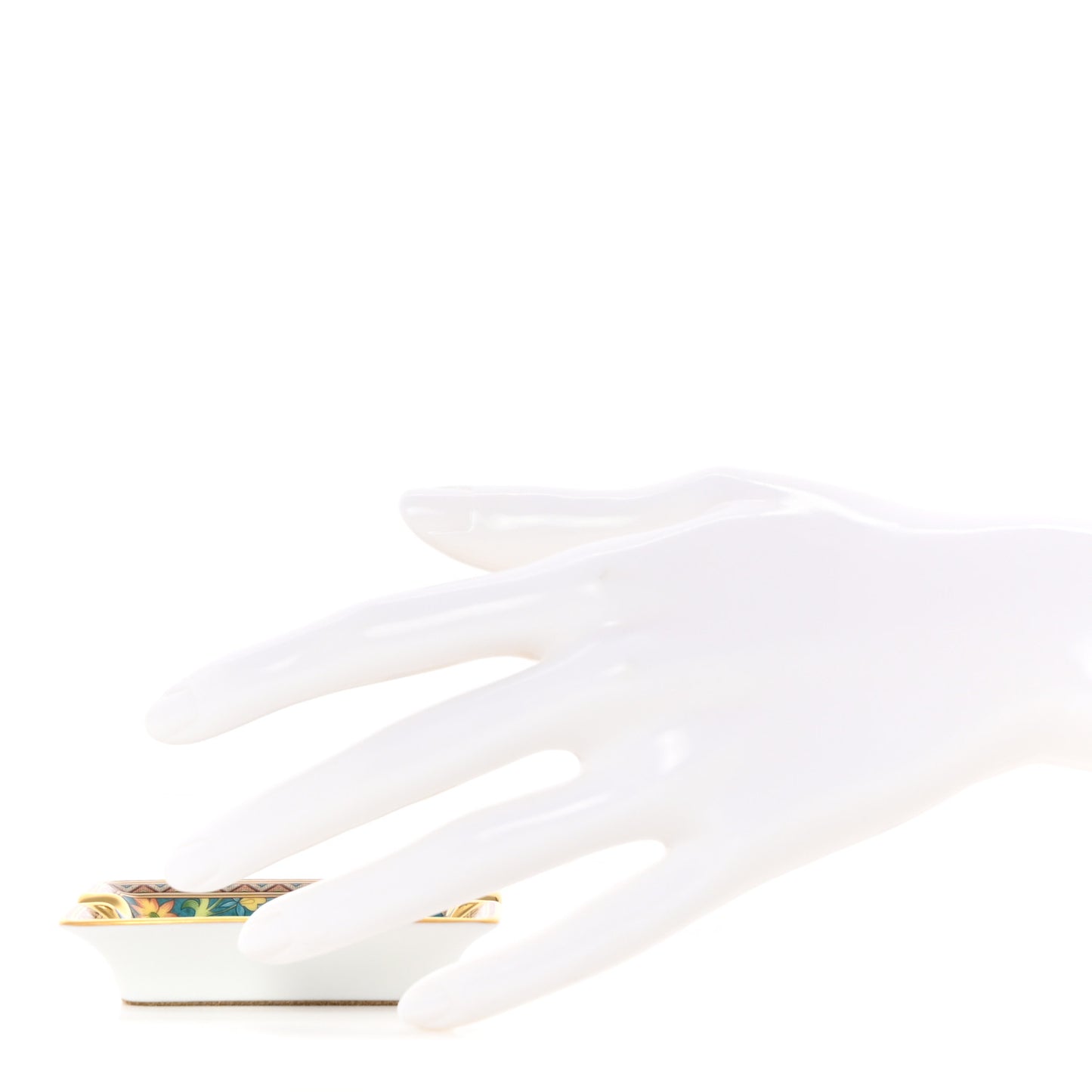 Porcelain Rocabar A Cheval Set of 4 Mini Ashtrays Multicolor