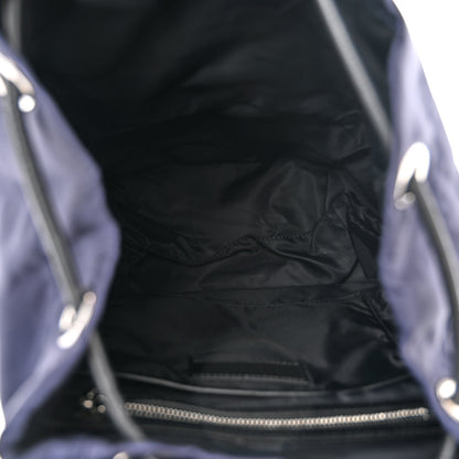 Burberry Nylon Logo Print Medium Rucksack Backpack Ink Blue 5 of 12