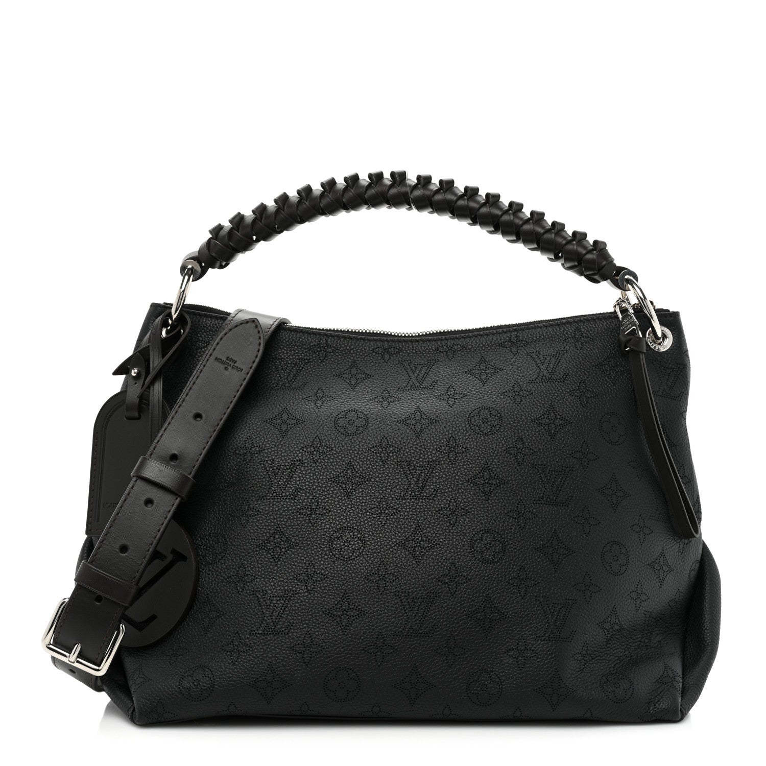 Louis Vuitton Mahina Beaubourg Hobo MM Black 1 of 9