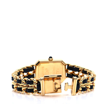 Chanel Stainless Steel Lambskin 20mm Chain Premiere Quartz Watch Gold M 4 of 6
