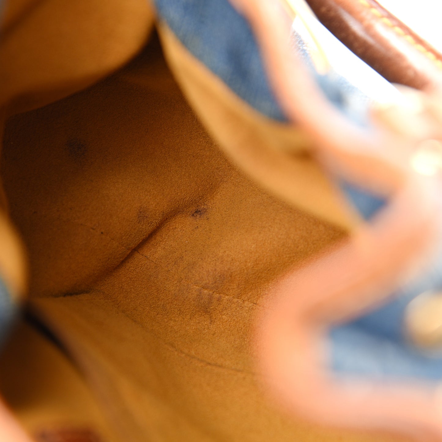 Monogram Denim Pleaty Blue