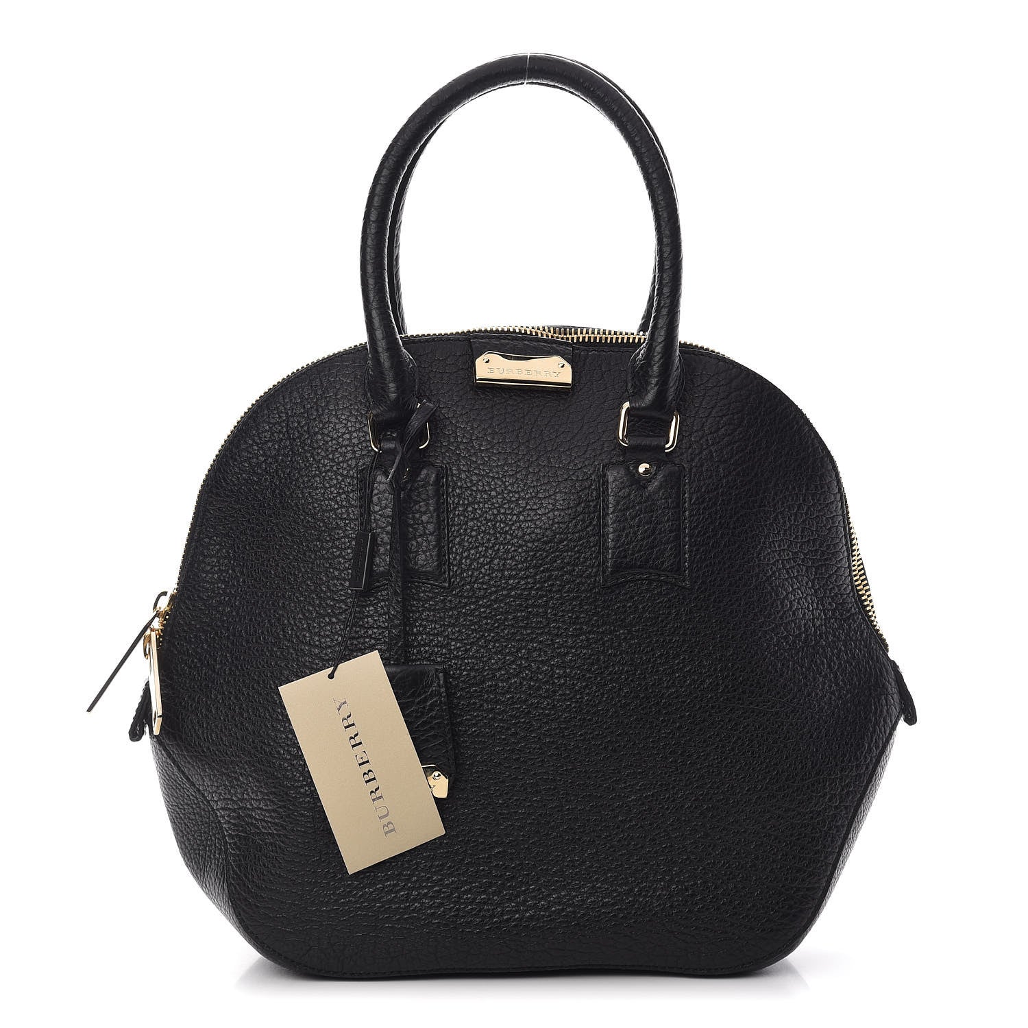 Burberry Heritage Grain Large Orchard Bowling Bag Black 1 of 11