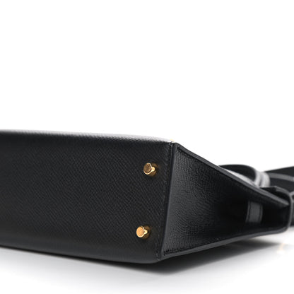 Hermes Epsom Mini Kelly Sellier 20 Black 9 of 9
