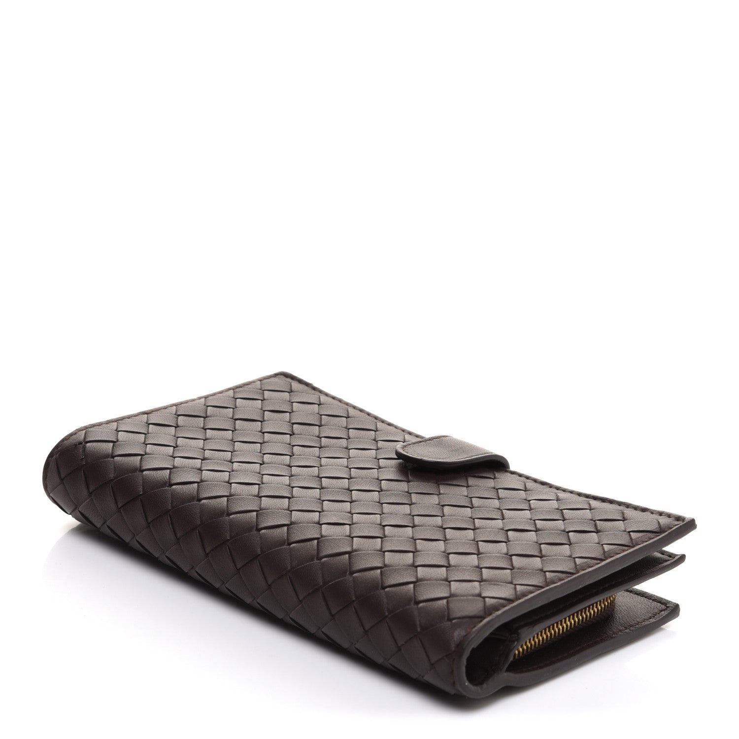 Bottega Veneta Nappa Intrecciato Continental Wallet Ebano 4 of 11
