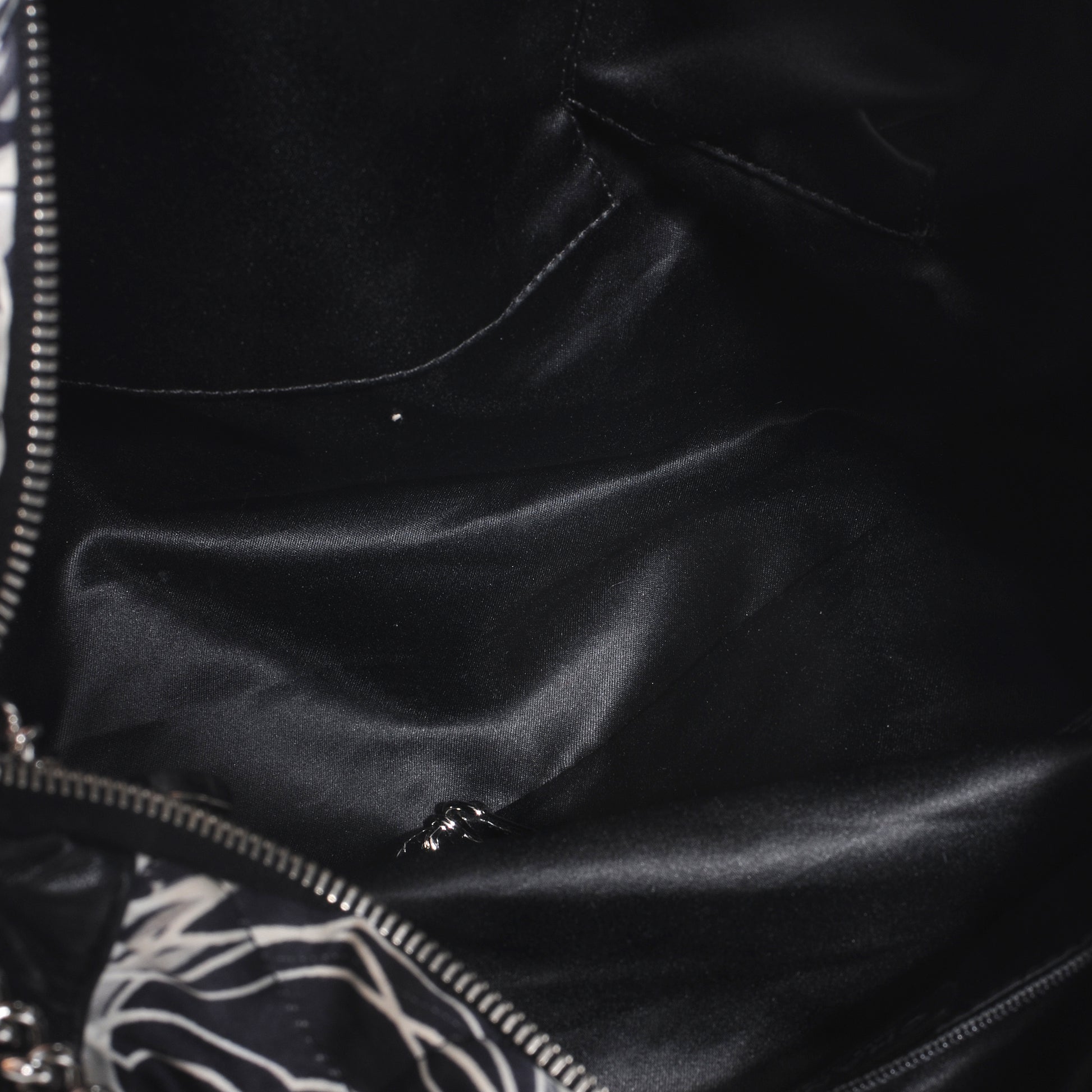 Chanel Satin Quilted Large Kaleidoscope Tote Black 8 of 8