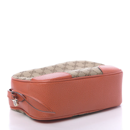 Gucci Monogram Dollar Calfskin Mini Bree Messenger Bag Beige Ebony Sun Orange 4 of 10