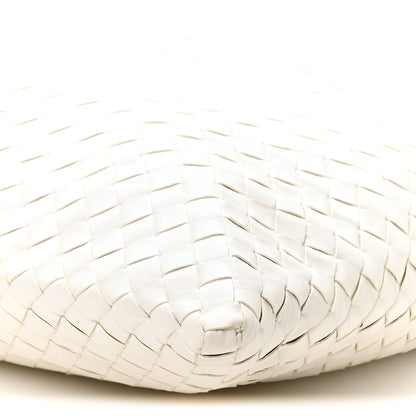 Bottega Veneta Calfskin Intrecciato Large Hop White 10 of 10