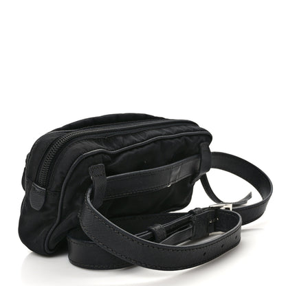 Prada Tessuto Nylon Saffiano Belt Bag Black 3 of 13