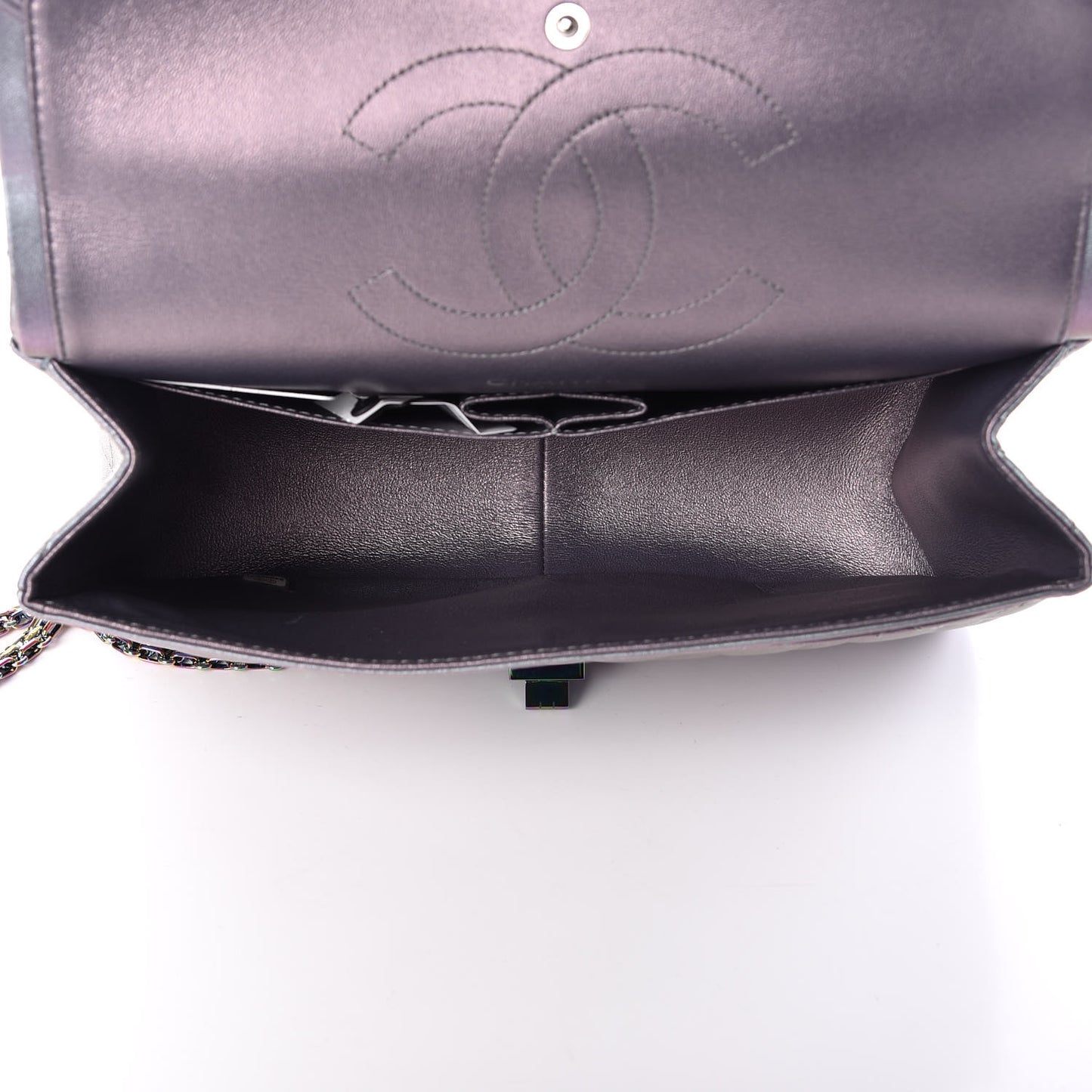 Iridescent Lambskin Quilted 2.55 Reissue 226 Flap Light Purple