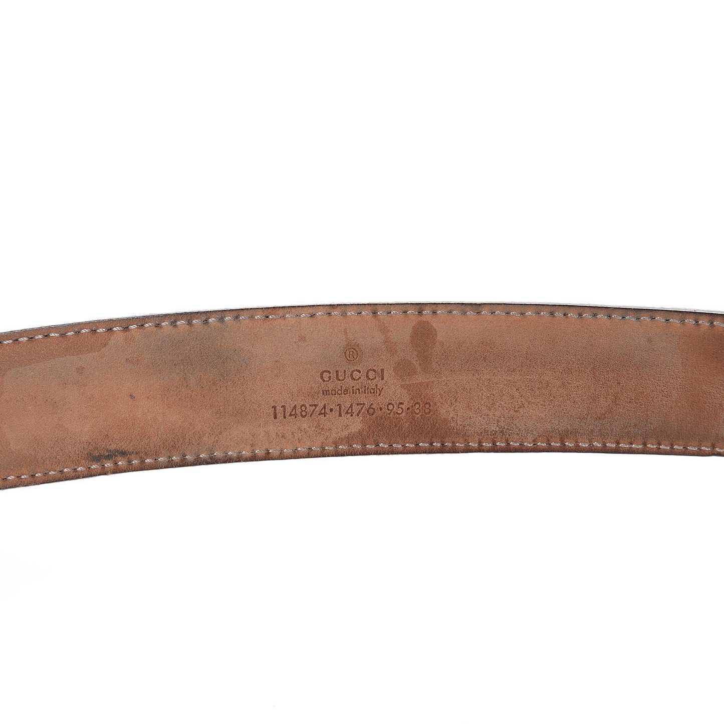Guccissima Interlocking G Belt 95 38 Winter Rose