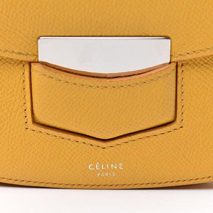 Celine Baby Grained Calfskin Small Trotteur Saffron 5 of 10